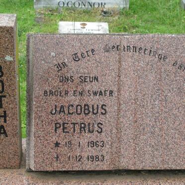 BOTHA Jacobus Petrus 1963-1983