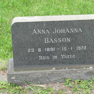 BASSON Anna Johanna 1891-1970