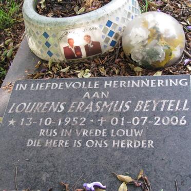 BEYTELL Lourens Erasmus 1952-2006
