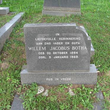 BOTHA Willem Jacobus 1884-1969