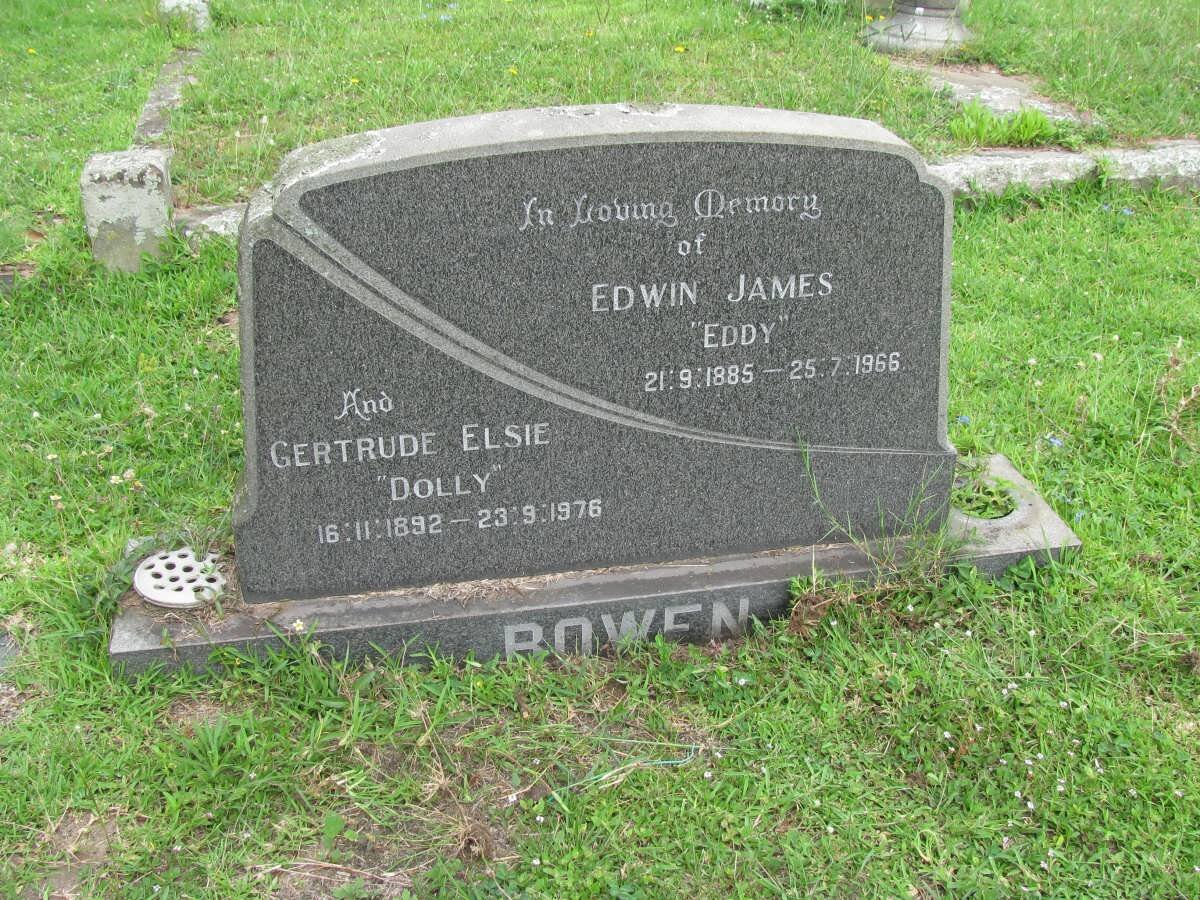 BOWEN Edwin James 1885-1966 &amp; Gertrude Elsie 1892-1976