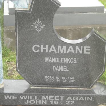 CHAMANE Mandlenkosi Daniel 1942-2005