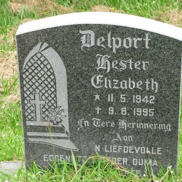DELPORT Hester Elizabeth 1942-1995