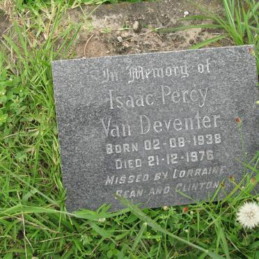 DEVENTER Isaac Percy, van 1938-1979
