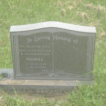 DEVENTER Muriel, van 1930-1995