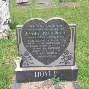 DOYLE Rodney James 1948-1970 :: DOYLE Weny Millicent -1987