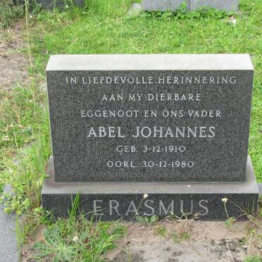 ERASMUS Abel Johannes 1910-1980