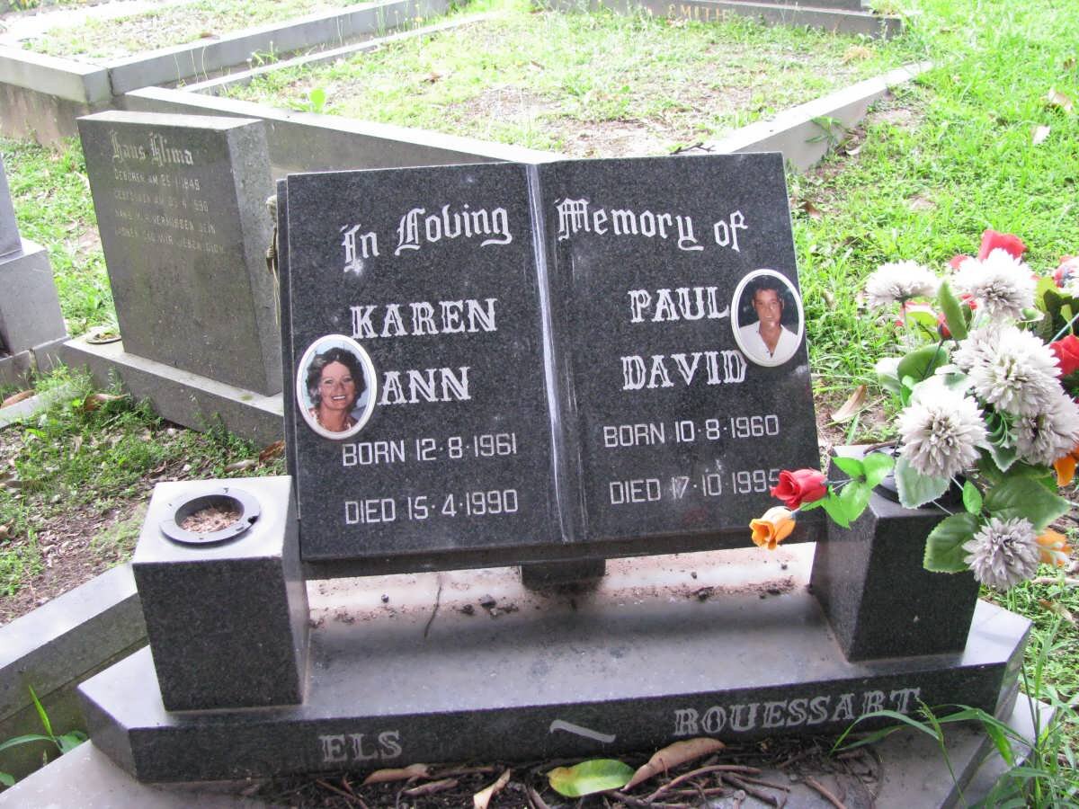 ELS Karen Ann 1961-1990 :: ROUESSART Paul David 1960-1995