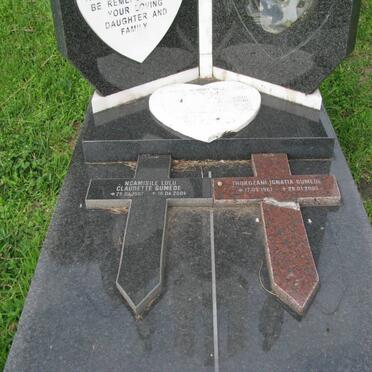 GUMEDE Thokozani Ignatia 1967-2005 &amp; Ncamisile Lulu Claudette 1967-2004