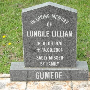 GUMEDE Lungile Lillian 1970-2004