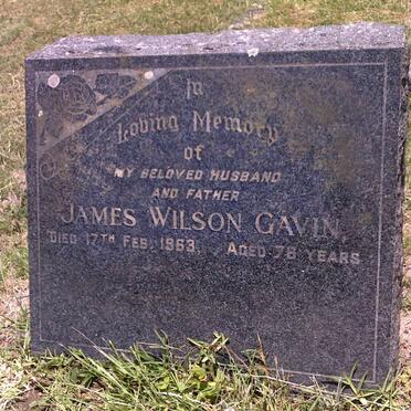 GAVIN James Wilson -1963