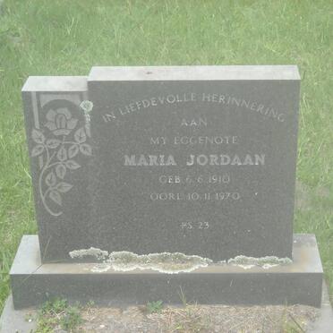 JORDAAN Maria 1910-1970