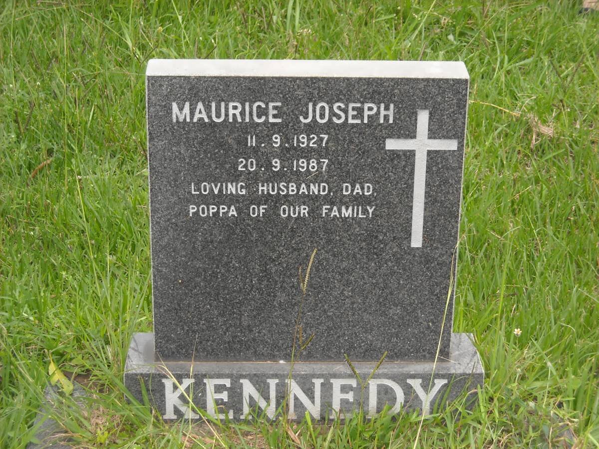 KENNEDY Maurice Joseph 1927-1987