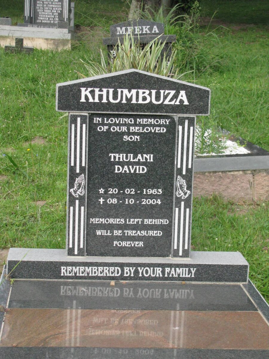 KHUMBUZA Thulani David 1963-2004