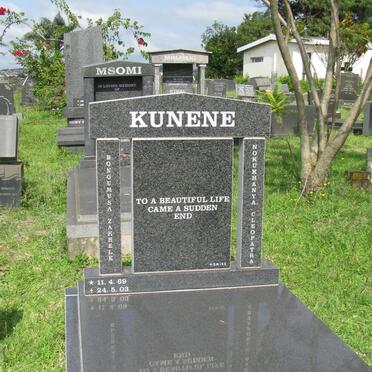 KUNENE Bongumusa Zakhele 1969-2003 &amp; Nokukhanya Cleopatra