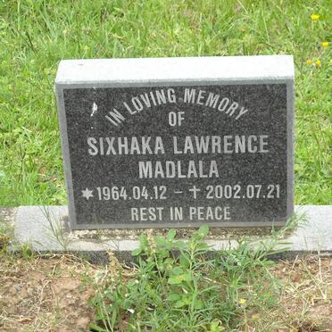 MADLALA Sixhaka Lawrence 1964-2002