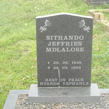 MDLALOSE Sithando Jeffries 1949-1999