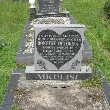 MKULISI Bongiwe Octorina 1955-2003
