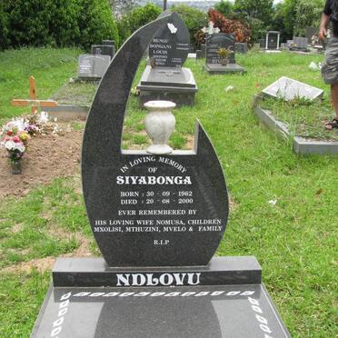 NDLOVU Siyabonga 1962-2000
