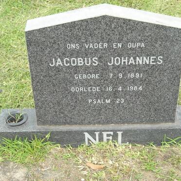 NEL Jacobus Johannes 1891-1984