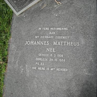 NEL Johannes Mattheus 1906-1988