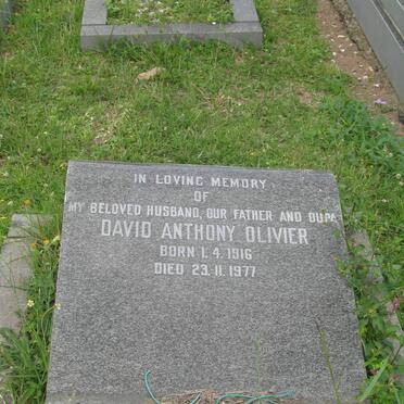 OLIVIER David Anthony 1916-1977