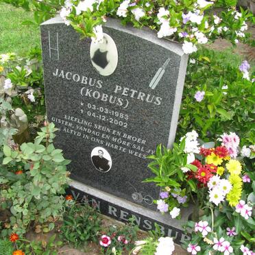 RENSBURG Jacobus Petrus, van 1983-2002