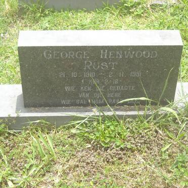 RUST George Henwood 1910-1991