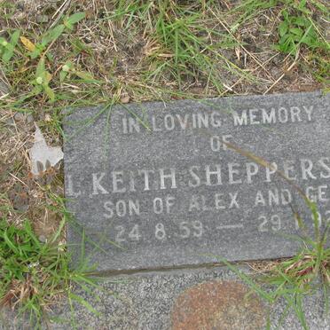SHEPPERSON L. Keith 1959-1992