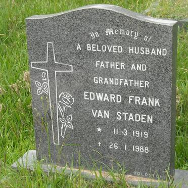STADEN Edward Frank, van 1919-1988