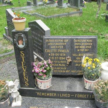 STEVENS Collette Pamela 1974-1994