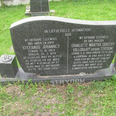 STRYDOM Stefanus Johannes 1924-1979