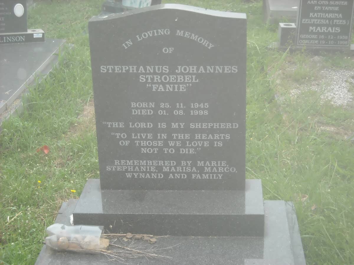 STROEBEL Stephanus Johannes 1945-1998