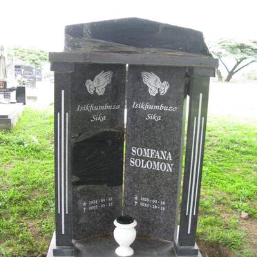 SOLOMON Somfana 1925-2010