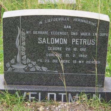 VELDTMAN Salomon Petrus 1912-1982