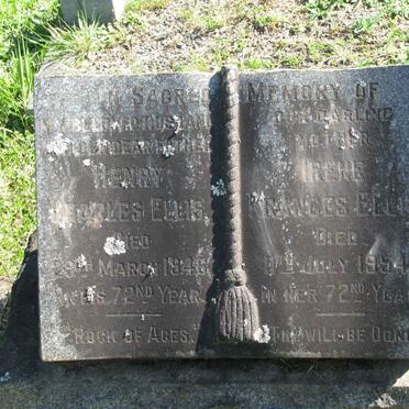 ELLIS Henry Charles -1946 &amp; Irene Frances -1954