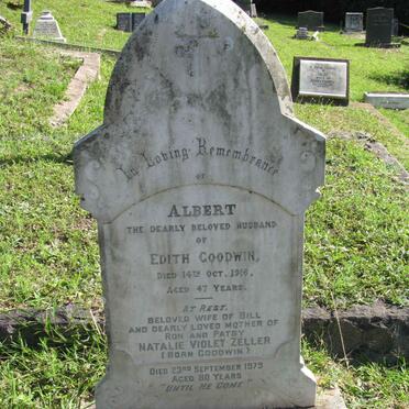 GOODWIN Albert -1916 :: ZELLER Natalia Violet  nee GOODWIN -1979