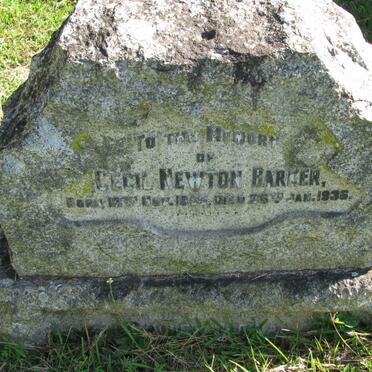BARKER Cecil Newton 1856-1936