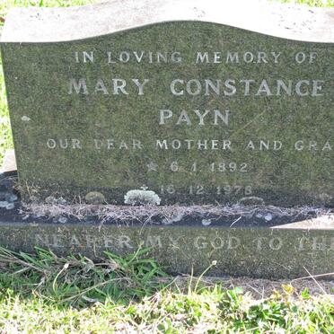 PAYN Mary Constance 1892-1978