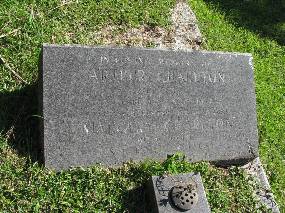 CHARLTON Arthur 1900-1971 &amp; Margery 1904-1989