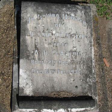 CLAYTON Jessie 1884-1936