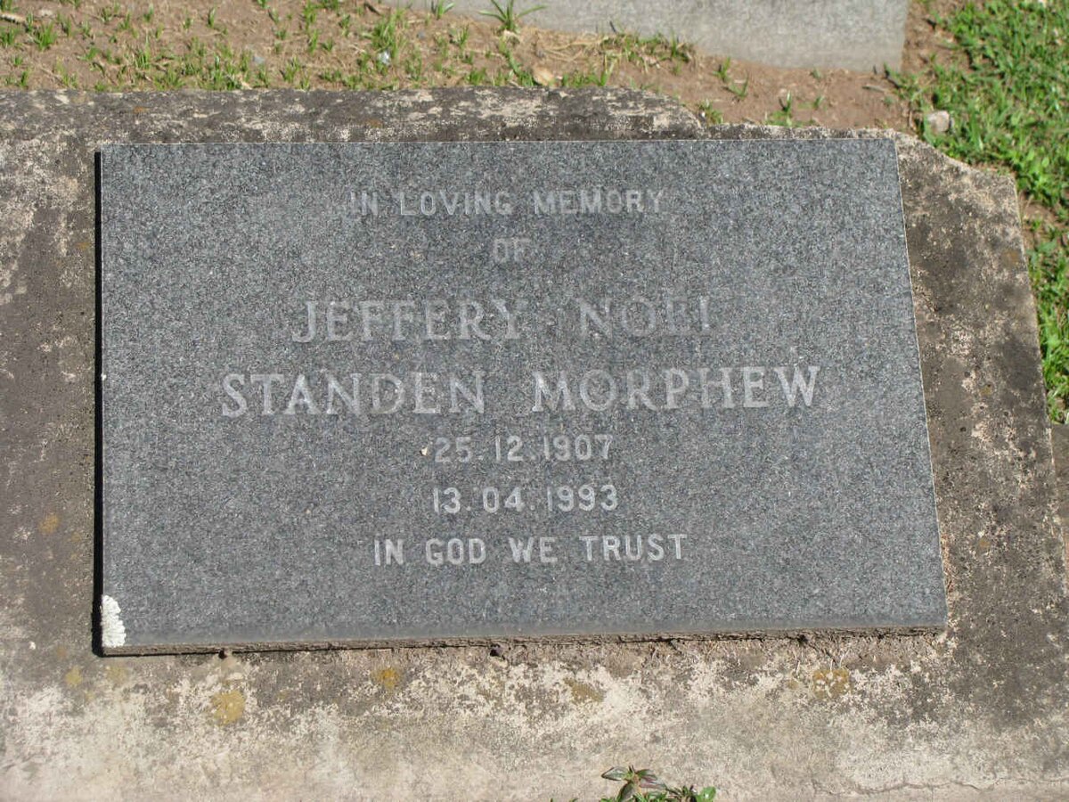 MORPHEW Jeffrey Noel Standen 1907-1993
