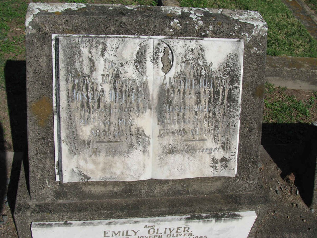 OLIVER Joseph -1935 :: OLIVER Albert -1917