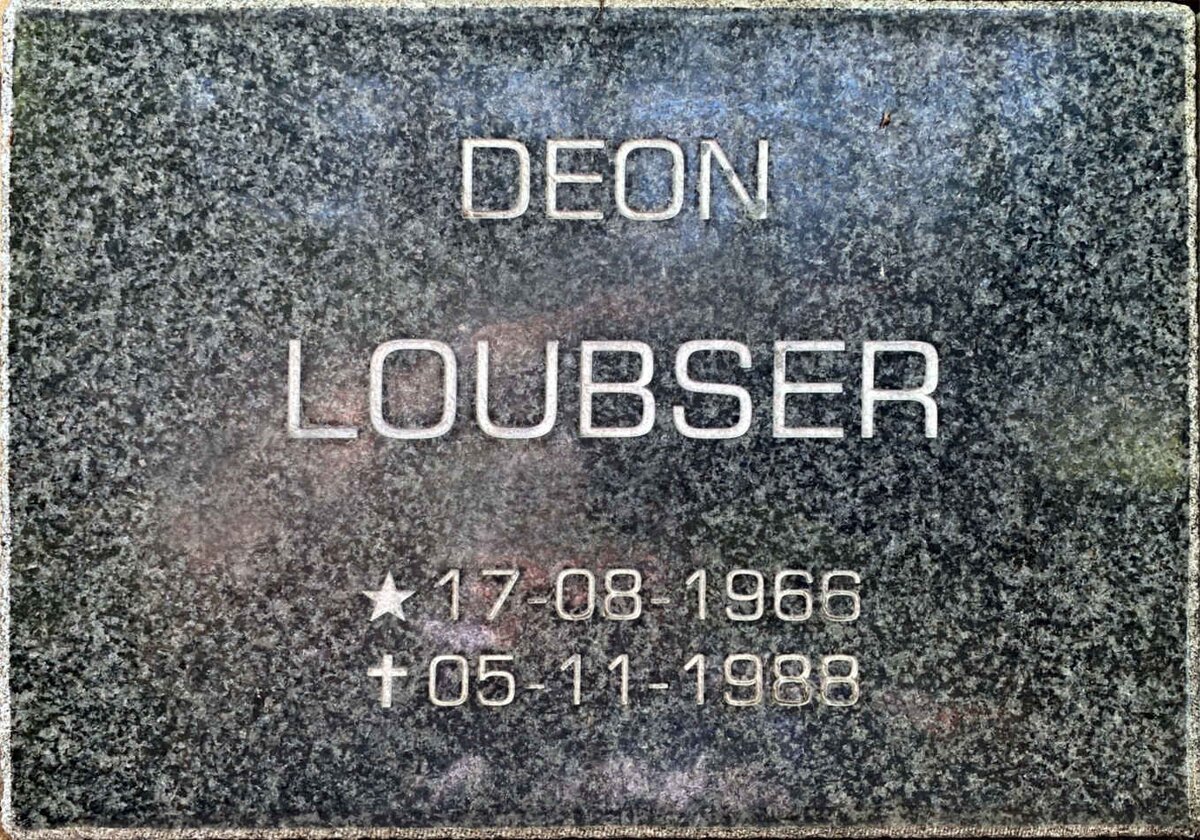 LOUBSER Deon 1966-1988