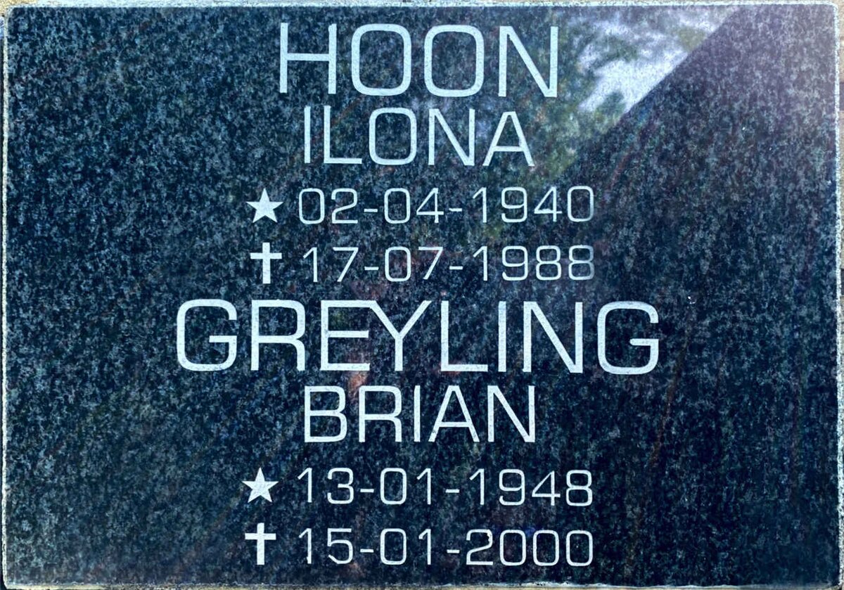 GREYLING Brian 1949-2000 :: HOON Ilona 1940-1988