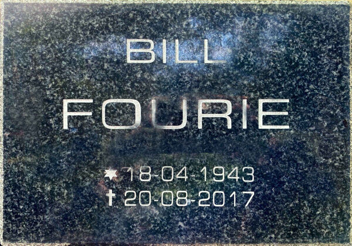 FOURIE Bill 1943-2017