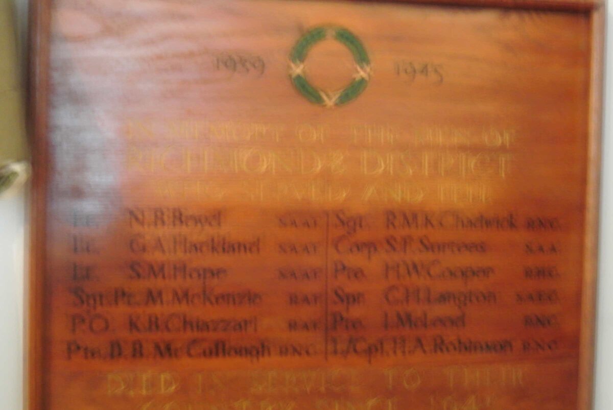 1. WWII Memorial Richmond