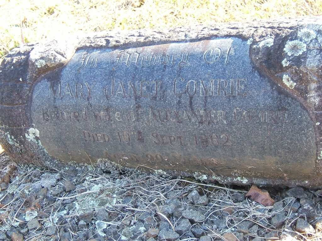 COMRIE Mary Janet  -1962