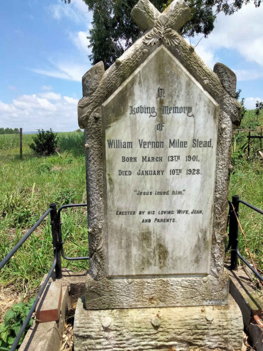 STEAD William Vernon Milne 1901-1928