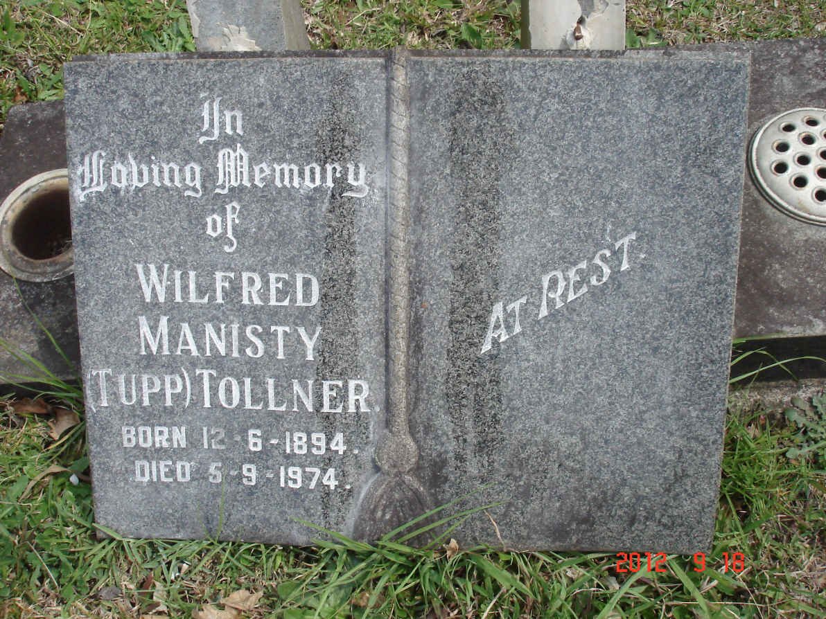 TOLLNER Wilfred Manisty 1894-1974